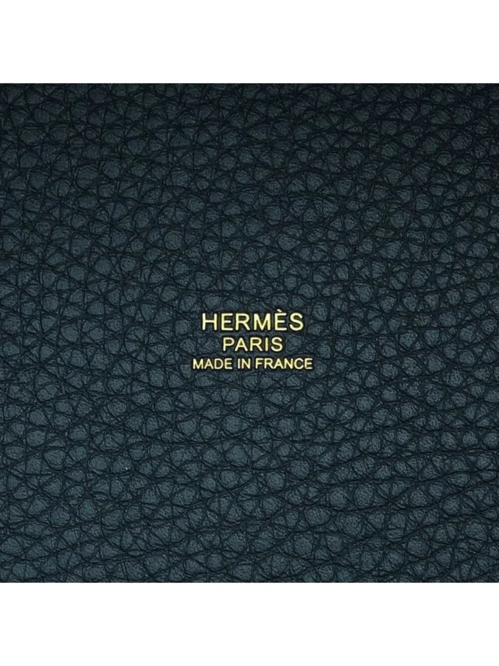 Hermes Handbag Picotin Lock PM Gray Misty Champagne Gold Taurillon Clemence Tote